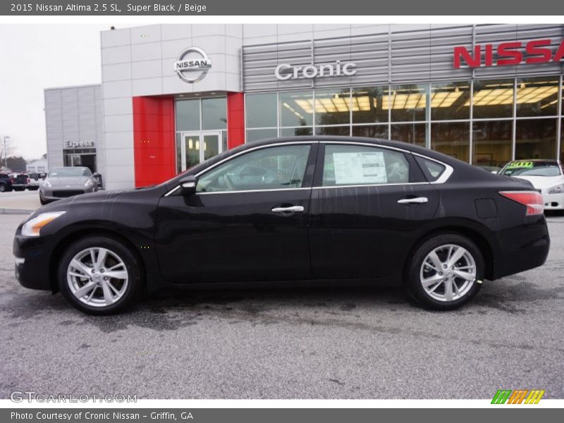 Super Black / Beige 2015 Nissan Altima 2.5 SL