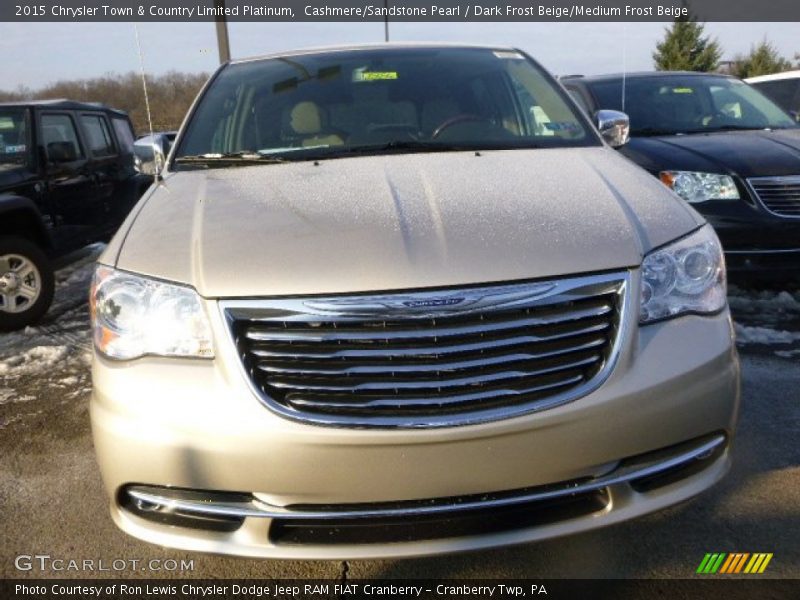 Cashmere/Sandstone Pearl / Dark Frost Beige/Medium Frost Beige 2015 Chrysler Town & Country Limited Platinum