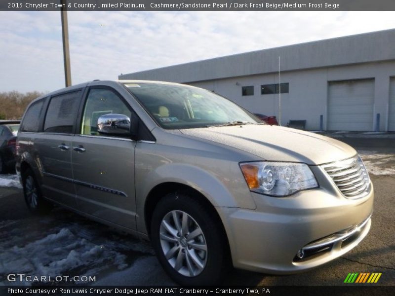 Cashmere/Sandstone Pearl / Dark Frost Beige/Medium Frost Beige 2015 Chrysler Town & Country Limited Platinum