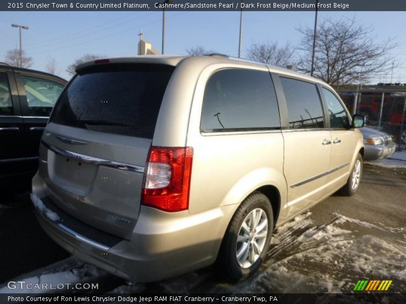 Cashmere/Sandstone Pearl / Dark Frost Beige/Medium Frost Beige 2015 Chrysler Town & Country Limited Platinum