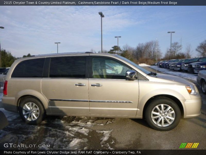 Cashmere/Sandstone Pearl / Dark Frost Beige/Medium Frost Beige 2015 Chrysler Town & Country Limited Platinum