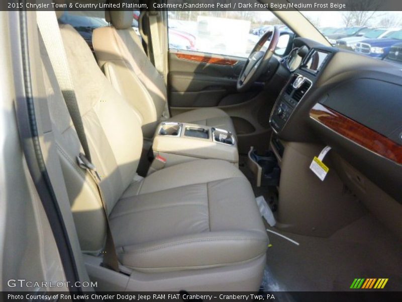 Cashmere/Sandstone Pearl / Dark Frost Beige/Medium Frost Beige 2015 Chrysler Town & Country Limited Platinum