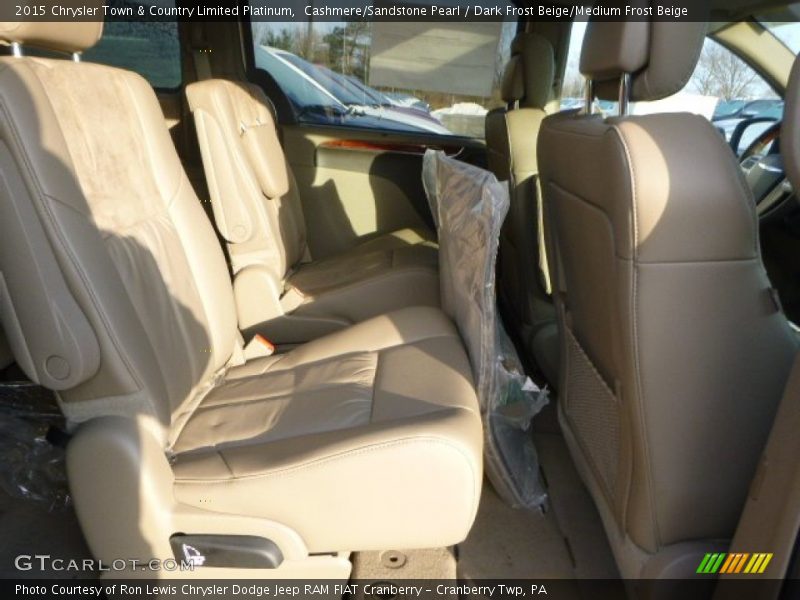 Cashmere/Sandstone Pearl / Dark Frost Beige/Medium Frost Beige 2015 Chrysler Town & Country Limited Platinum