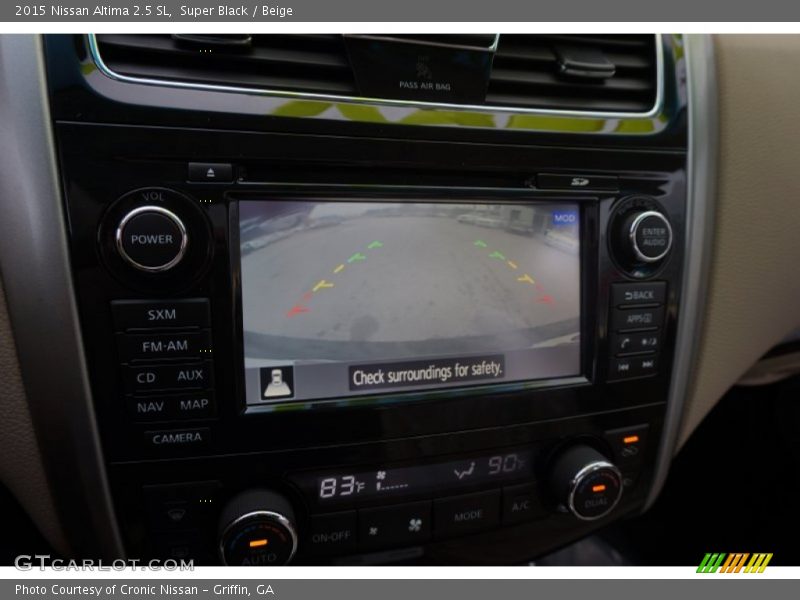 Super Black / Beige 2015 Nissan Altima 2.5 SL