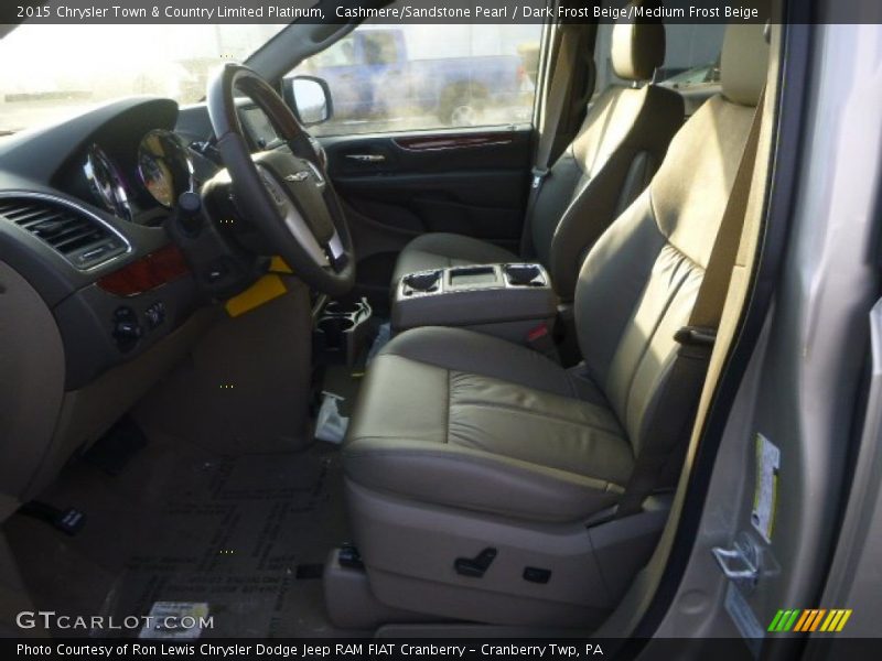 Cashmere/Sandstone Pearl / Dark Frost Beige/Medium Frost Beige 2015 Chrysler Town & Country Limited Platinum