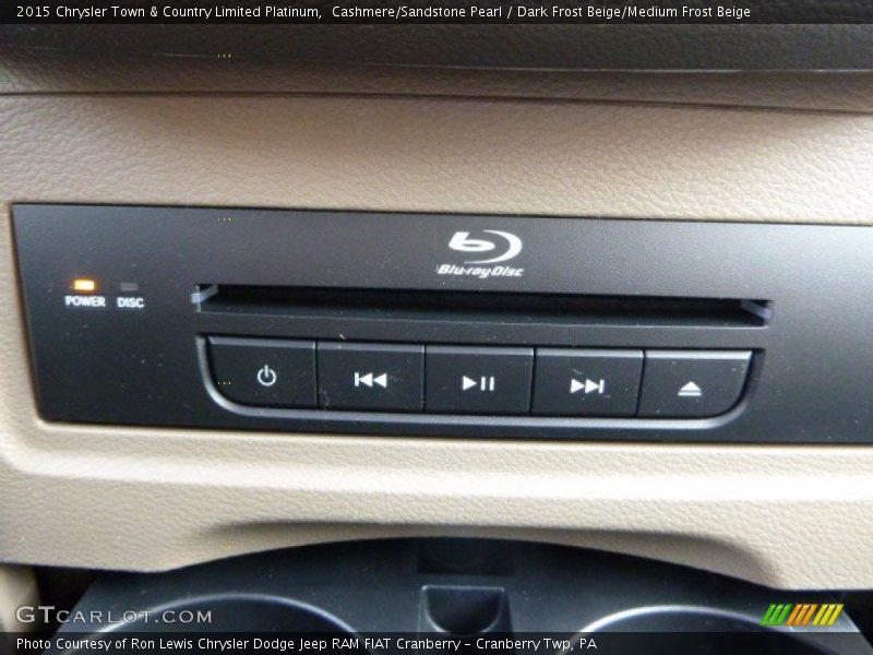 Cashmere/Sandstone Pearl / Dark Frost Beige/Medium Frost Beige 2015 Chrysler Town & Country Limited Platinum