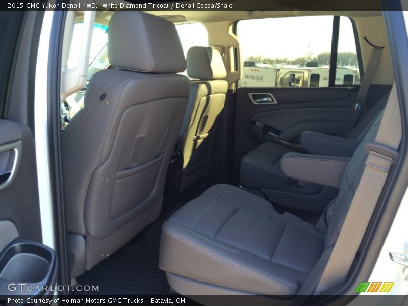 White Diamond Tricoat / Denali Cocoa/Shale 2015 GMC Yukon Denali 4WD