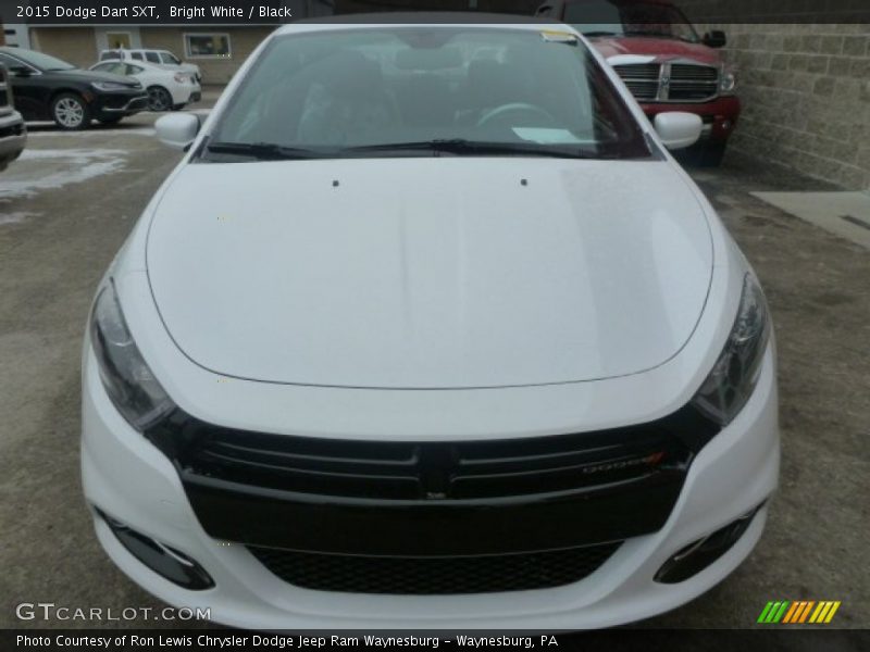 Bright White / Black 2015 Dodge Dart SXT