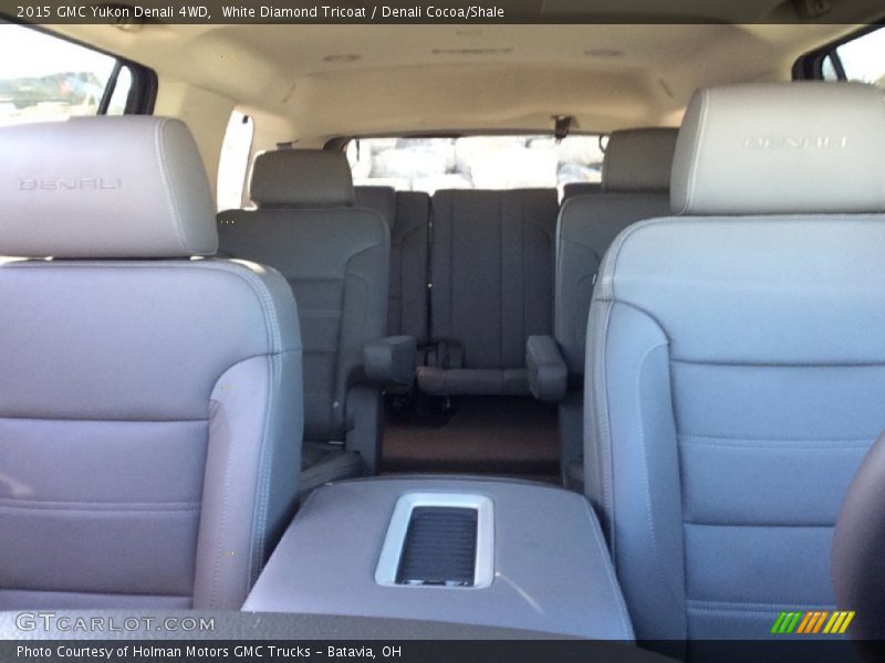 White Diamond Tricoat / Denali Cocoa/Shale 2015 GMC Yukon Denali 4WD