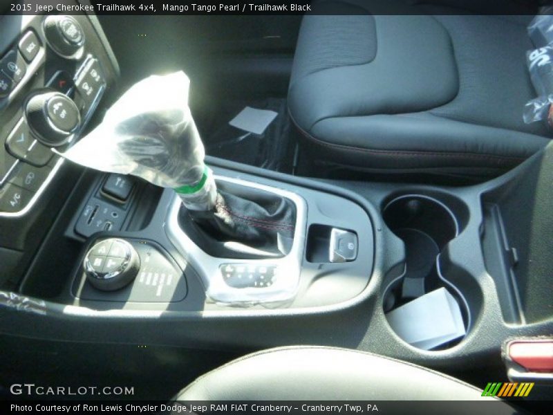 Mango Tango Pearl / Trailhawk Black 2015 Jeep Cherokee Trailhawk 4x4
