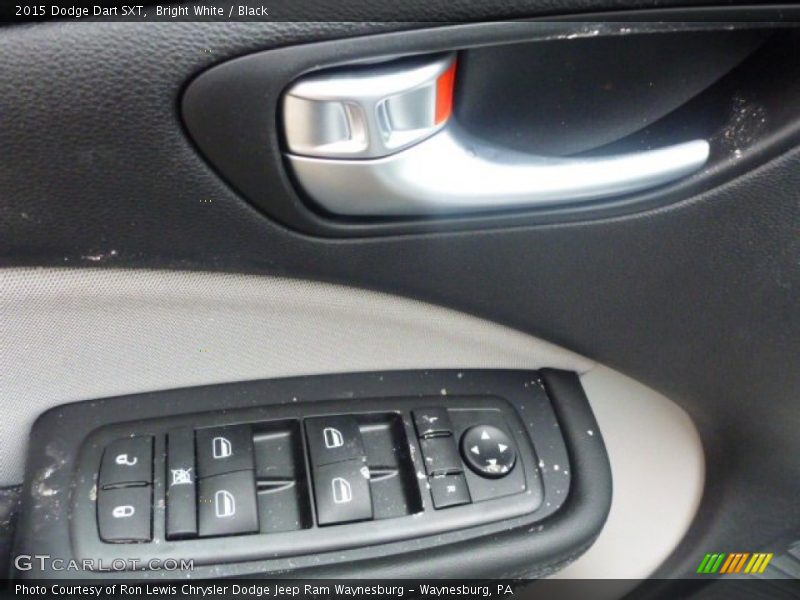 Bright White / Black 2015 Dodge Dart SXT