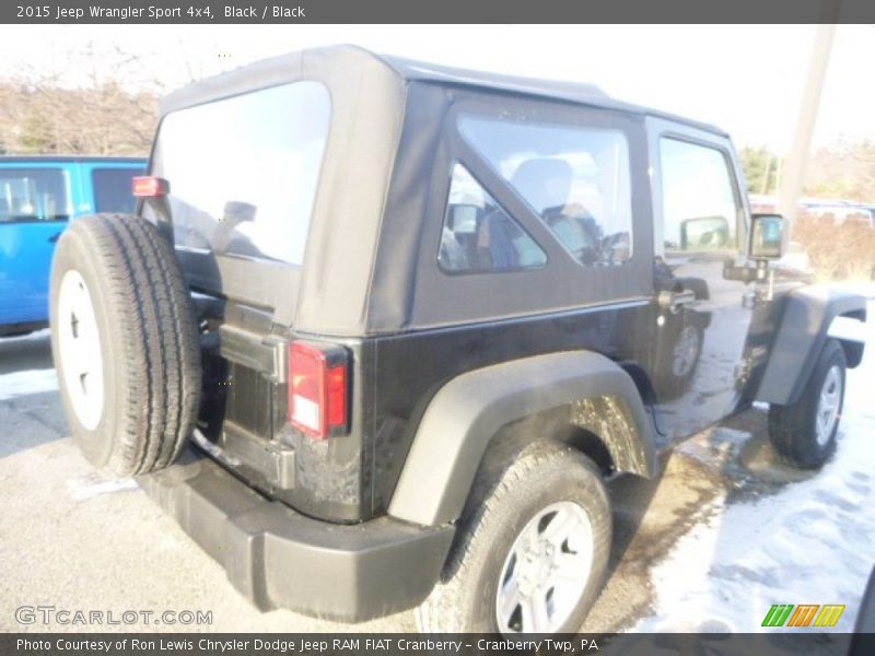 Black / Black 2015 Jeep Wrangler Sport 4x4