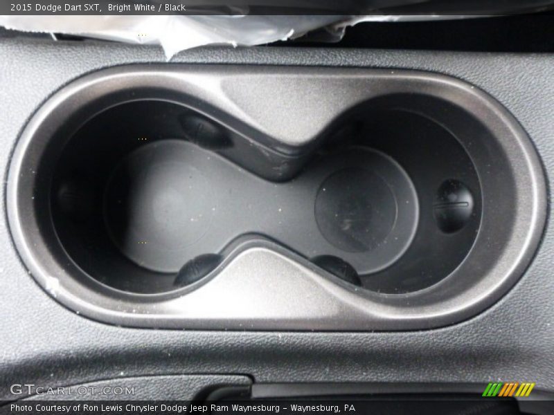 Bright White / Black 2015 Dodge Dart SXT