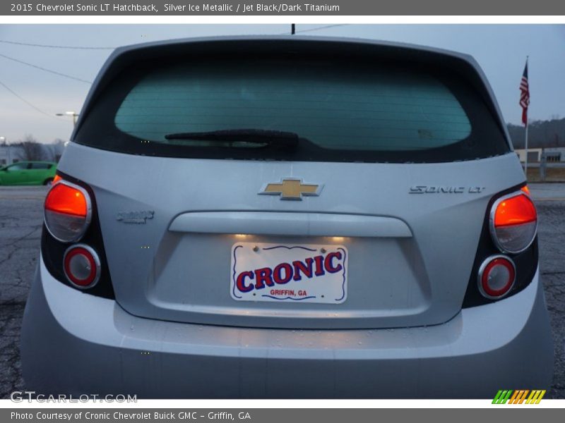Silver Ice Metallic / Jet Black/Dark Titanium 2015 Chevrolet Sonic LT Hatchback