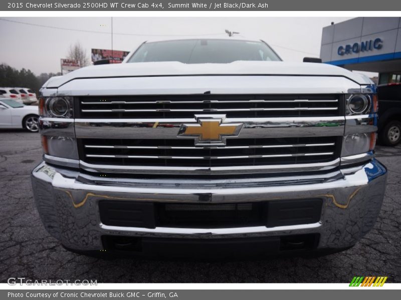 Summit White / Jet Black/Dark Ash 2015 Chevrolet Silverado 2500HD WT Crew Cab 4x4