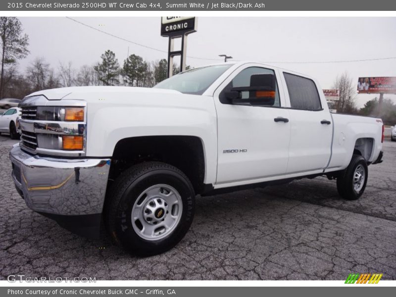 Summit White / Jet Black/Dark Ash 2015 Chevrolet Silverado 2500HD WT Crew Cab 4x4