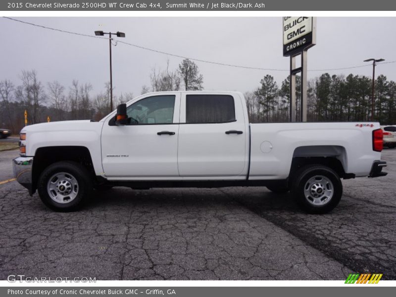 Summit White / Jet Black/Dark Ash 2015 Chevrolet Silverado 2500HD WT Crew Cab 4x4