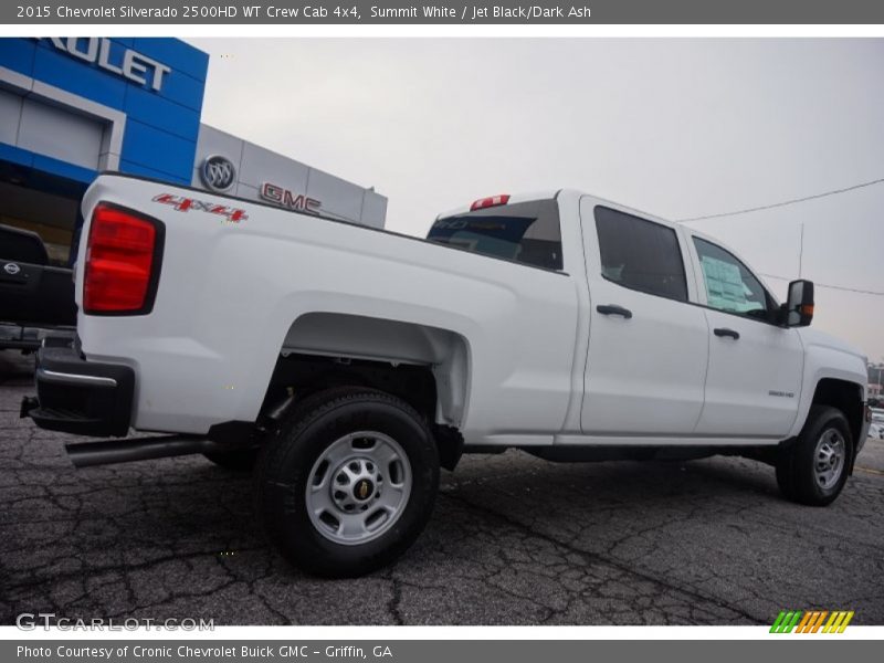 Summit White / Jet Black/Dark Ash 2015 Chevrolet Silverado 2500HD WT Crew Cab 4x4