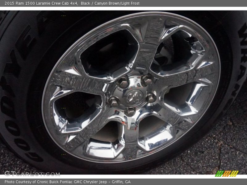 Black / Canyon Brown/Light Frost 2015 Ram 1500 Laramie Crew Cab 4x4