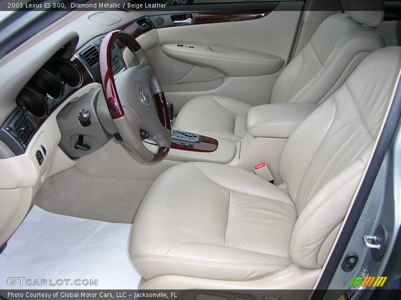 Diamond Metallic / Beige Leather 2003 Lexus ES 300
