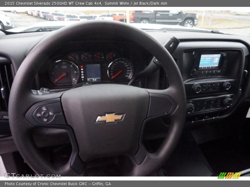 Summit White / Jet Black/Dark Ash 2015 Chevrolet Silverado 2500HD WT Crew Cab 4x4