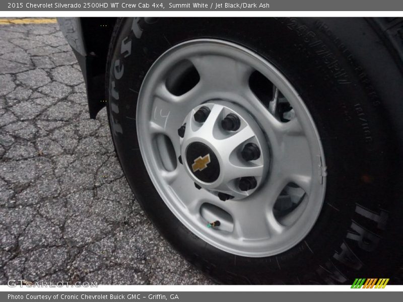 Summit White / Jet Black/Dark Ash 2015 Chevrolet Silverado 2500HD WT Crew Cab 4x4