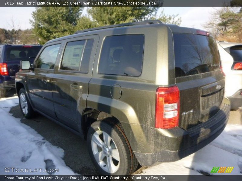 Eco Green Pearl / Dark Slate Gray/Light Pebble Beige 2015 Jeep Patriot Latitude 4x4