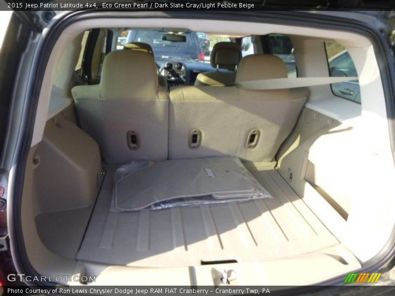 Eco Green Pearl / Dark Slate Gray/Light Pebble Beige 2015 Jeep Patriot Latitude 4x4