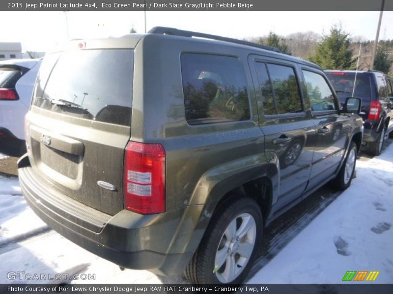 Eco Green Pearl / Dark Slate Gray/Light Pebble Beige 2015 Jeep Patriot Latitude 4x4