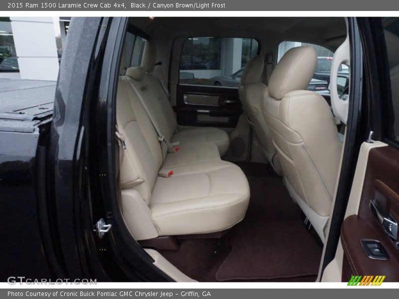 Black / Canyon Brown/Light Frost 2015 Ram 1500 Laramie Crew Cab 4x4