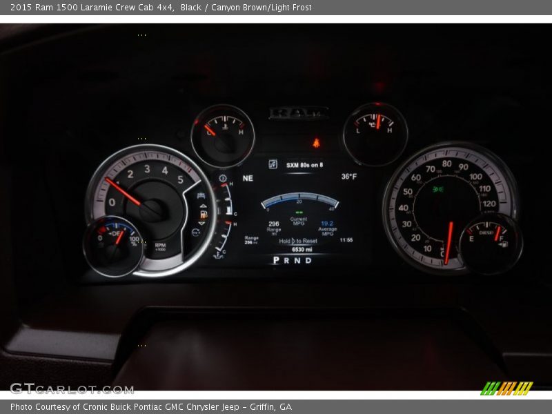  2015 1500 Laramie Crew Cab 4x4 Laramie Crew Cab 4x4 Gauges
