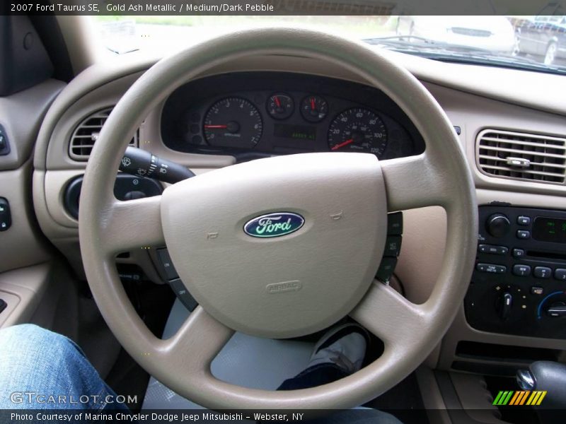Gold Ash Metallic / Medium/Dark Pebble 2007 Ford Taurus SE