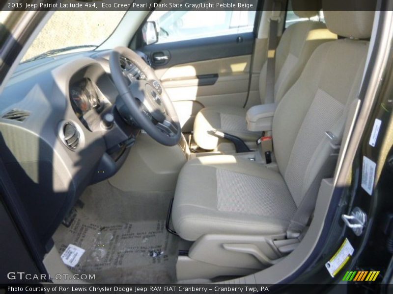 Eco Green Pearl / Dark Slate Gray/Light Pebble Beige 2015 Jeep Patriot Latitude 4x4