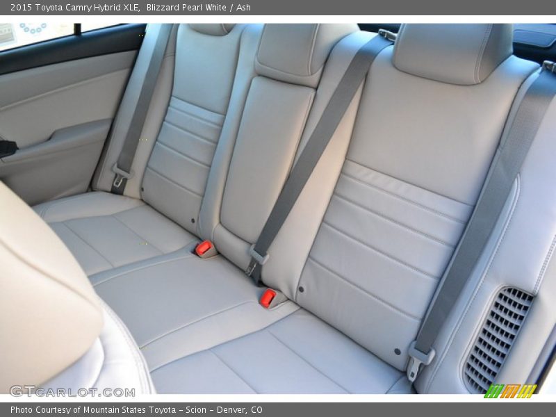 Blizzard Pearl White / Ash 2015 Toyota Camry Hybrid XLE