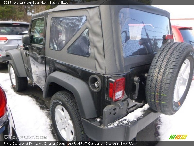 Black / Black 2015 Jeep Wrangler Sport 4x4