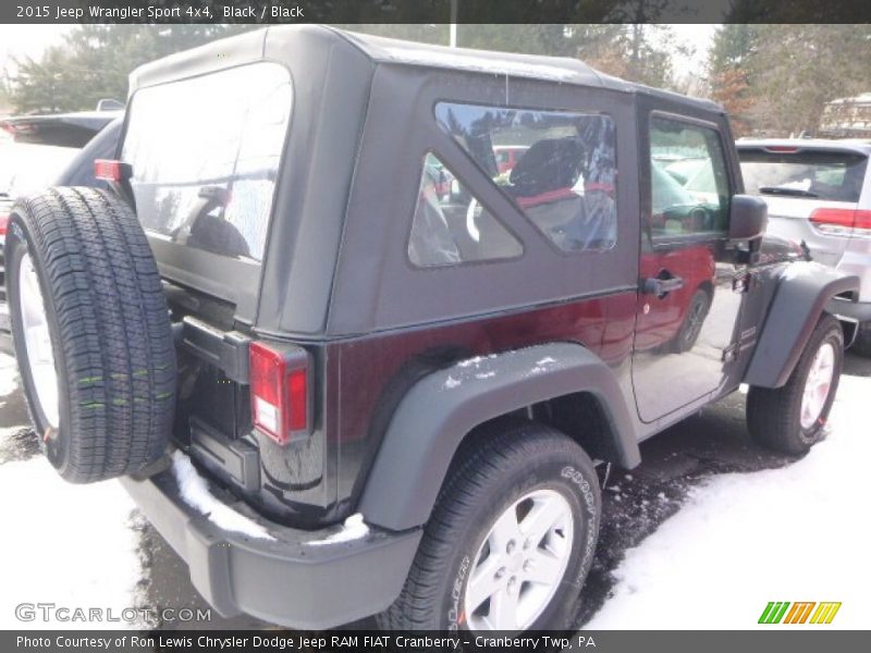 Black / Black 2015 Jeep Wrangler Sport 4x4