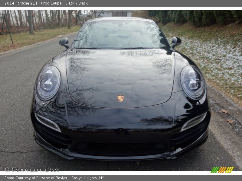 Black / Black 2014 Porsche 911 Turbo Coupe