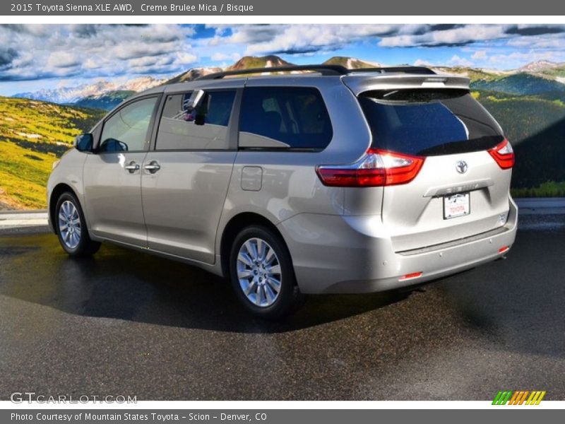 Creme Brulee Mica / Bisque 2015 Toyota Sienna XLE AWD
