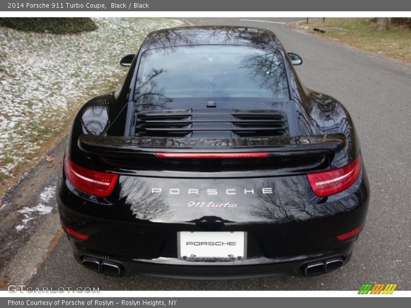 Black / Black 2014 Porsche 911 Turbo Coupe
