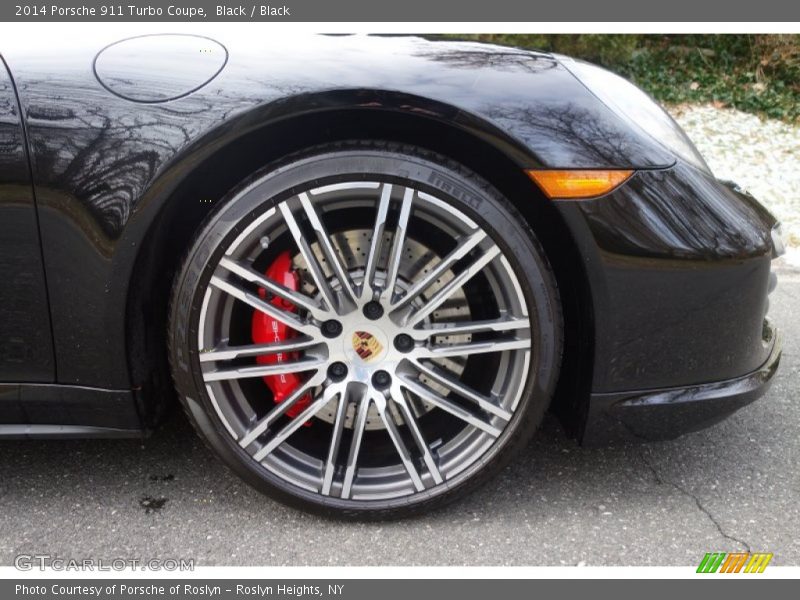 Black / Black 2014 Porsche 911 Turbo Coupe