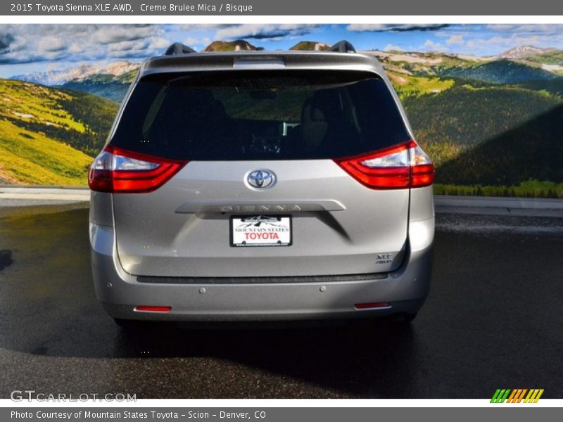 Creme Brulee Mica / Bisque 2015 Toyota Sienna XLE AWD