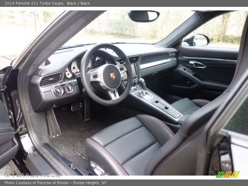 Black / Black 2014 Porsche 911 Turbo Coupe