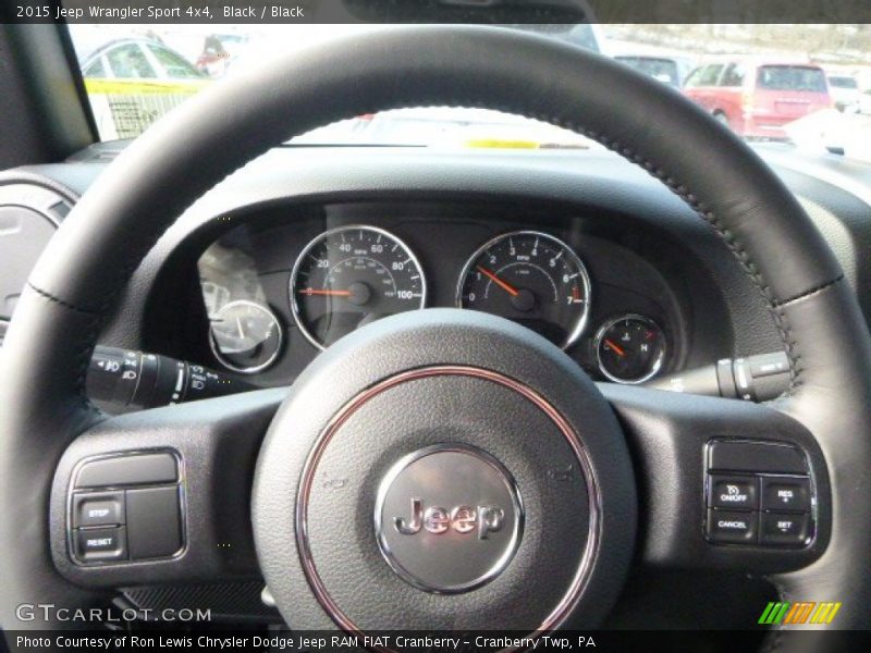 Black / Black 2015 Jeep Wrangler Sport 4x4