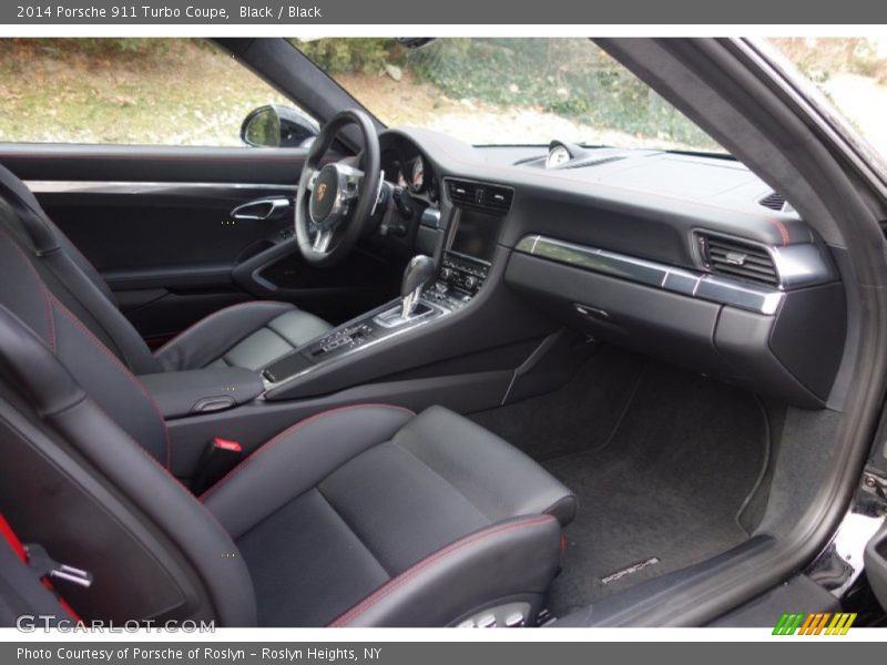 Black / Black 2014 Porsche 911 Turbo Coupe