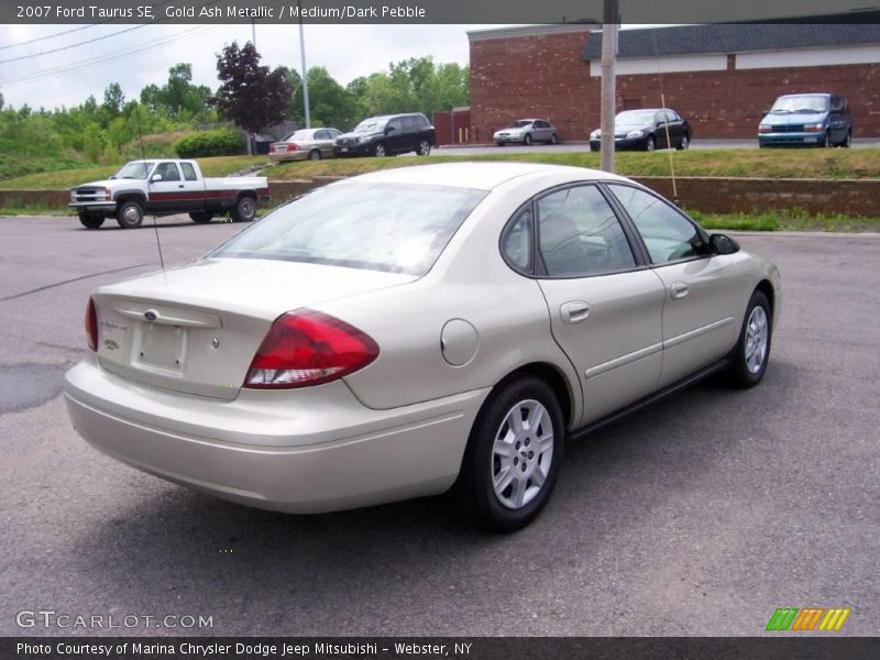Gold Ash Metallic / Medium/Dark Pebble 2007 Ford Taurus SE