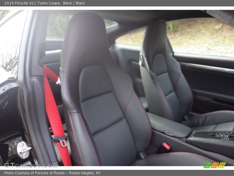 Black / Black 2014 Porsche 911 Turbo Coupe