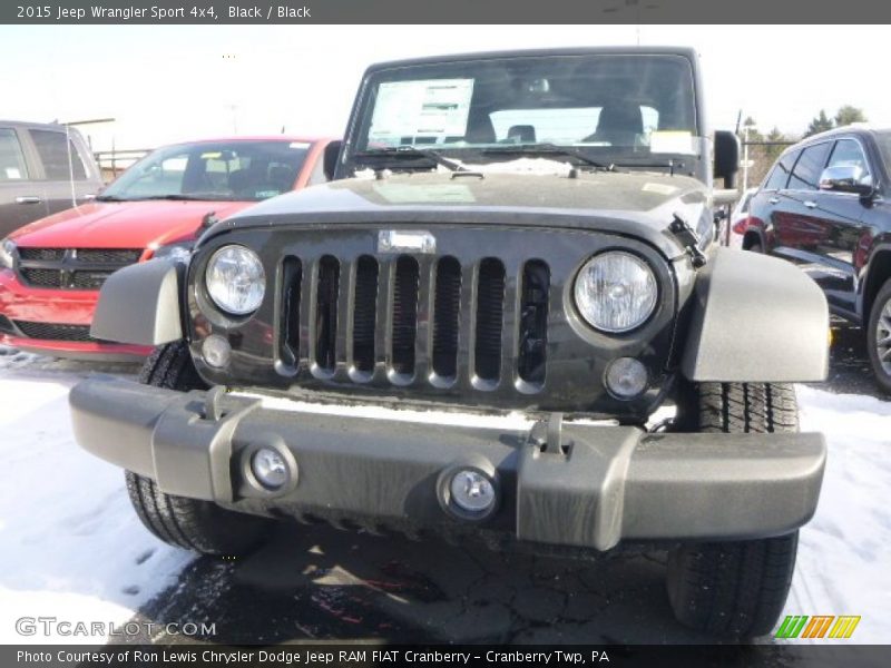 Black / Black 2015 Jeep Wrangler Sport 4x4