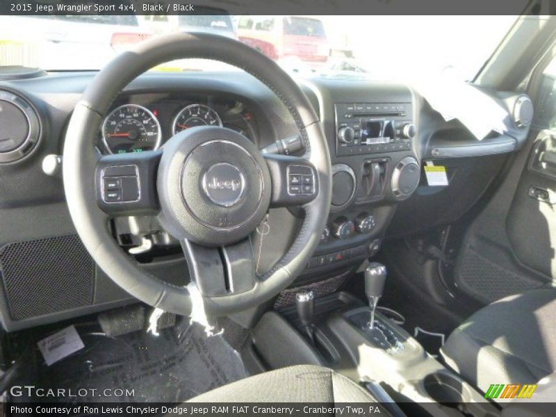 Black / Black 2015 Jeep Wrangler Sport 4x4