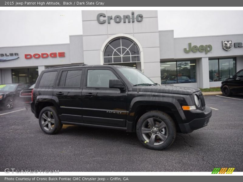 Black / Dark Slate Gray 2015 Jeep Patriot High Altitude