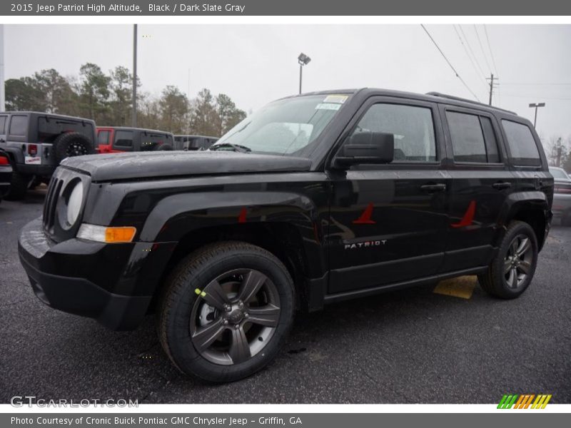 Black / Dark Slate Gray 2015 Jeep Patriot High Altitude